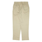 DICKIES Workwear Mens Trousers Beige Regular Tapered W34 L33