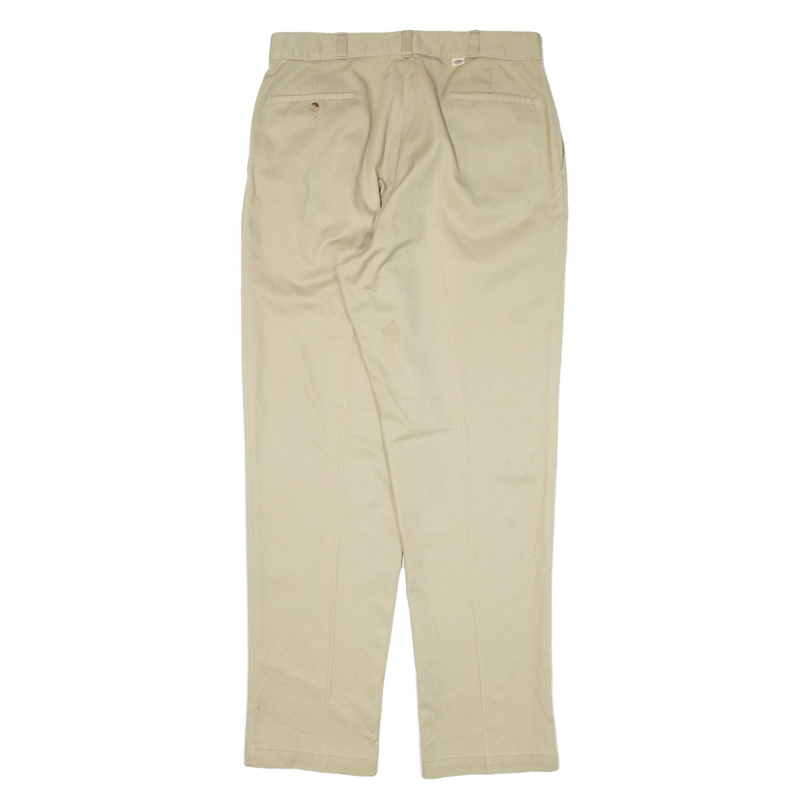 DICKIES Workwear Mens Trousers Beige Regular Tapered W34 L33