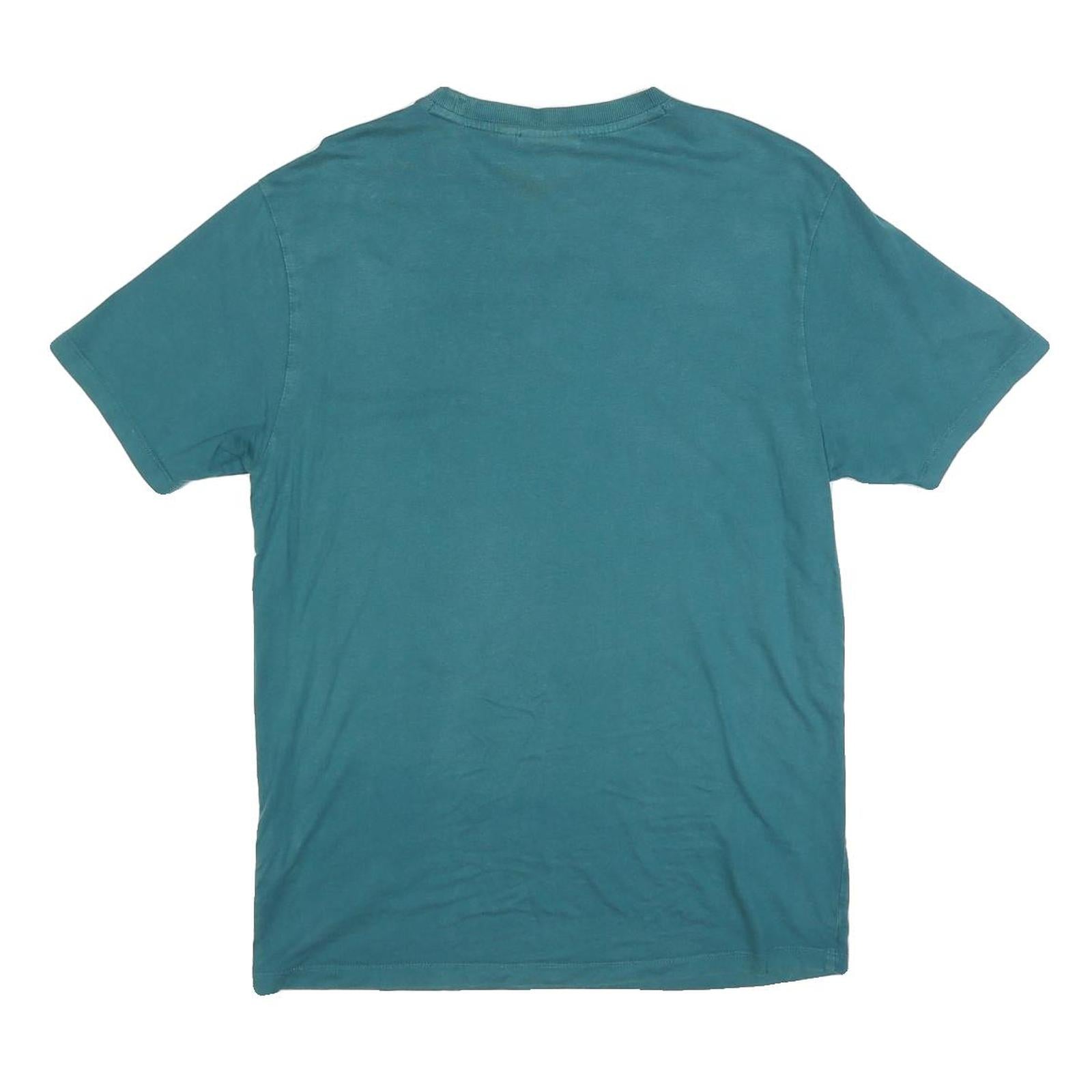 FILA Mens Blue Graphic T-Shirt S Short Sleeve Crew Neck Casual Sport