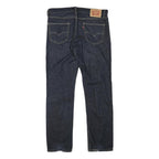 LEVI'S 511 Mens Slim Dark Blue Denim W34 L32 Zip Cotton Blend Jeans