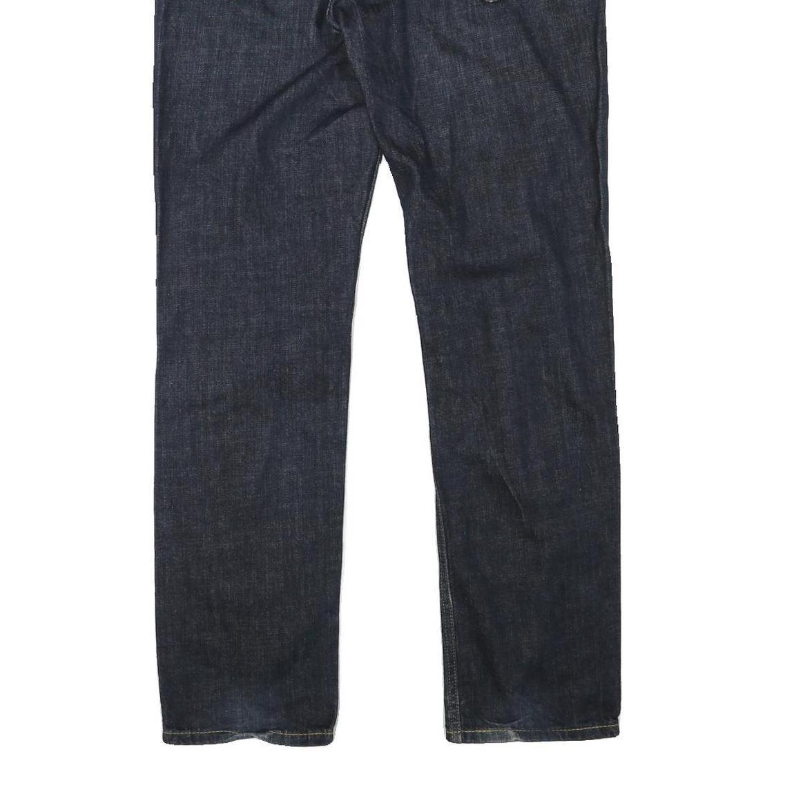 LEVI'S 511 Mens Slim Dark Blue Denim W34 L32 Zip Cotton Blend Jeans