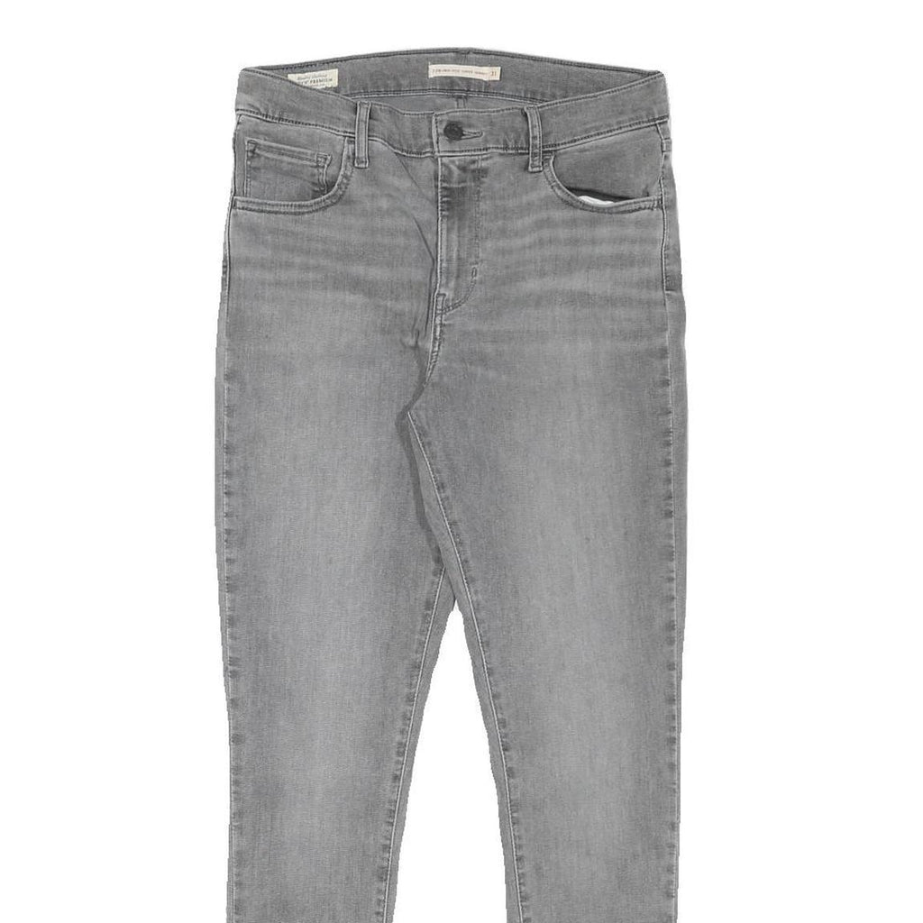 LEVI'S Womens Jeans Grey Slim Skinny Denim Medium W29 L29 720 Cotton Blend Zip