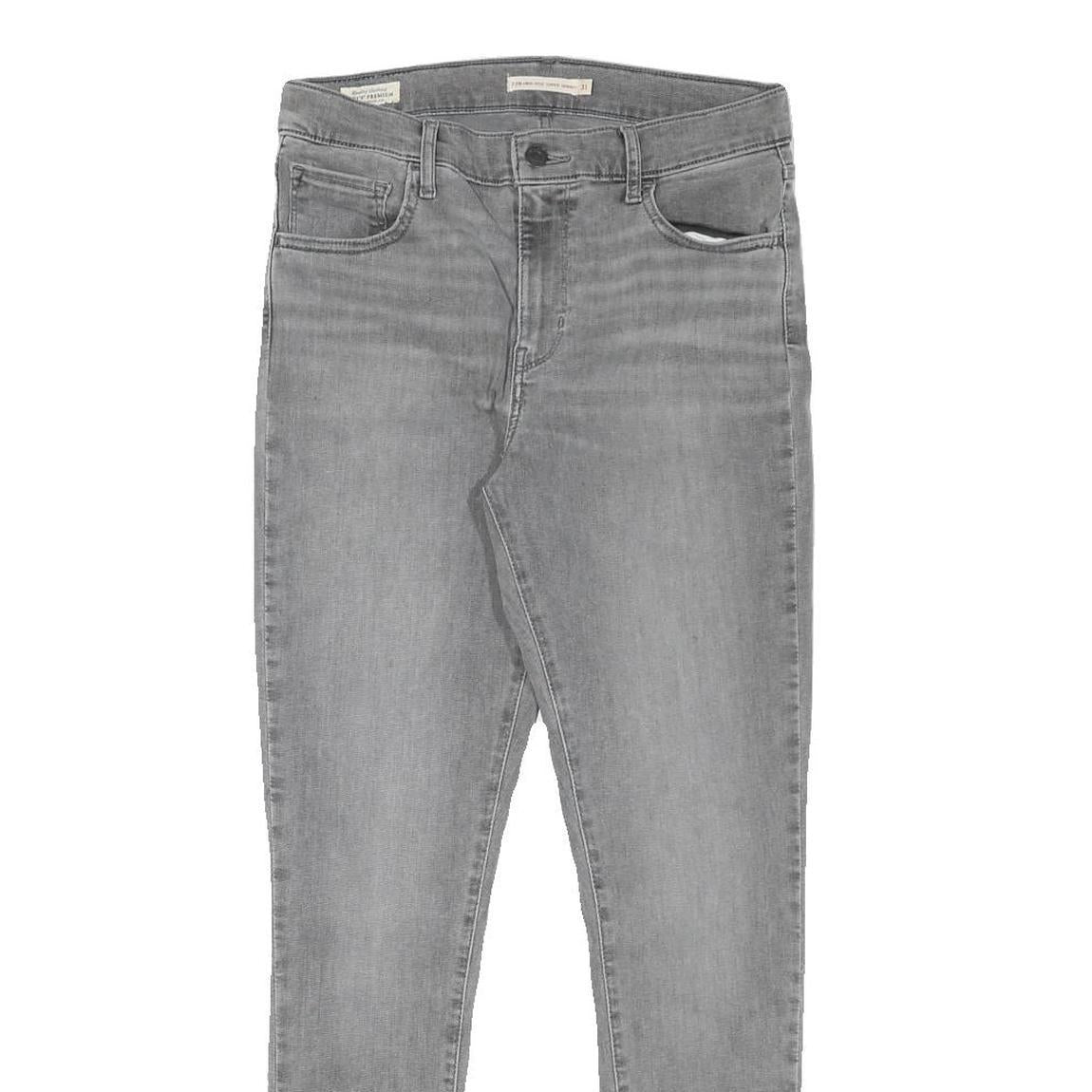 LEVI'S Womens Jeans Grey Slim Skinny Denim Medium W29 L29 720 Cotton Blend Zip