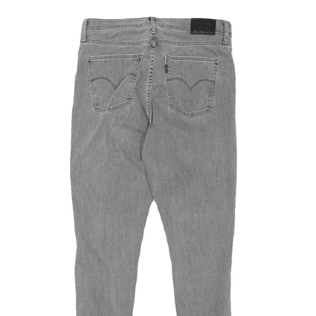 LEVI'S Womens Jeans Grey Slim Skinny Denim Medium W29 L29 720 Cotton Blend Zip