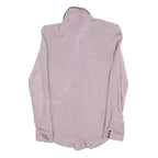ZARA Womens Purple Shirt Long Sleeve Collared Plain S Chic Elegant