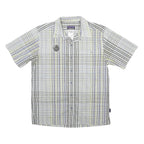 PATAGONIA Mens White & Black Check Shirt M Lightweight Casual Outdoor