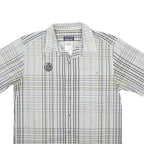 PATAGONIA Mens White & Black Check Shirt M Lightweight Casual Outdoor
