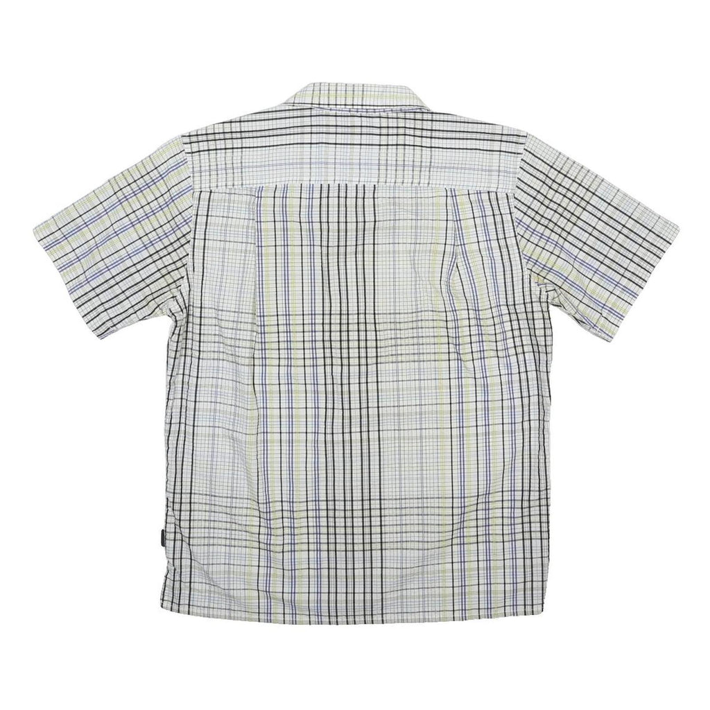 PATAGONIA Mens White & Black Check Shirt M Lightweight Casual Outdoor