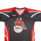 EGT Diables Rouges Swiss Basketball Mens Jersey Black V-Neck L