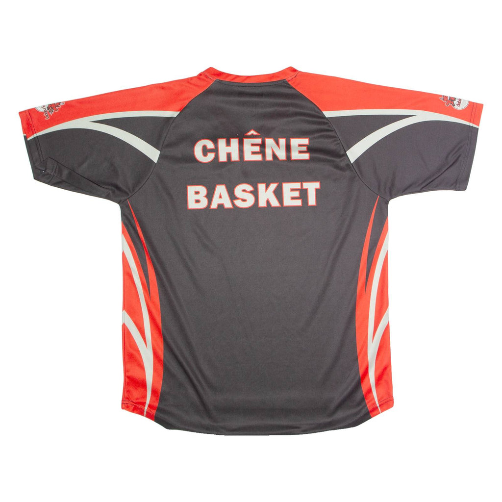 EGT Diables Rouges Swiss Basketball Mens Jersey Black V-Neck L