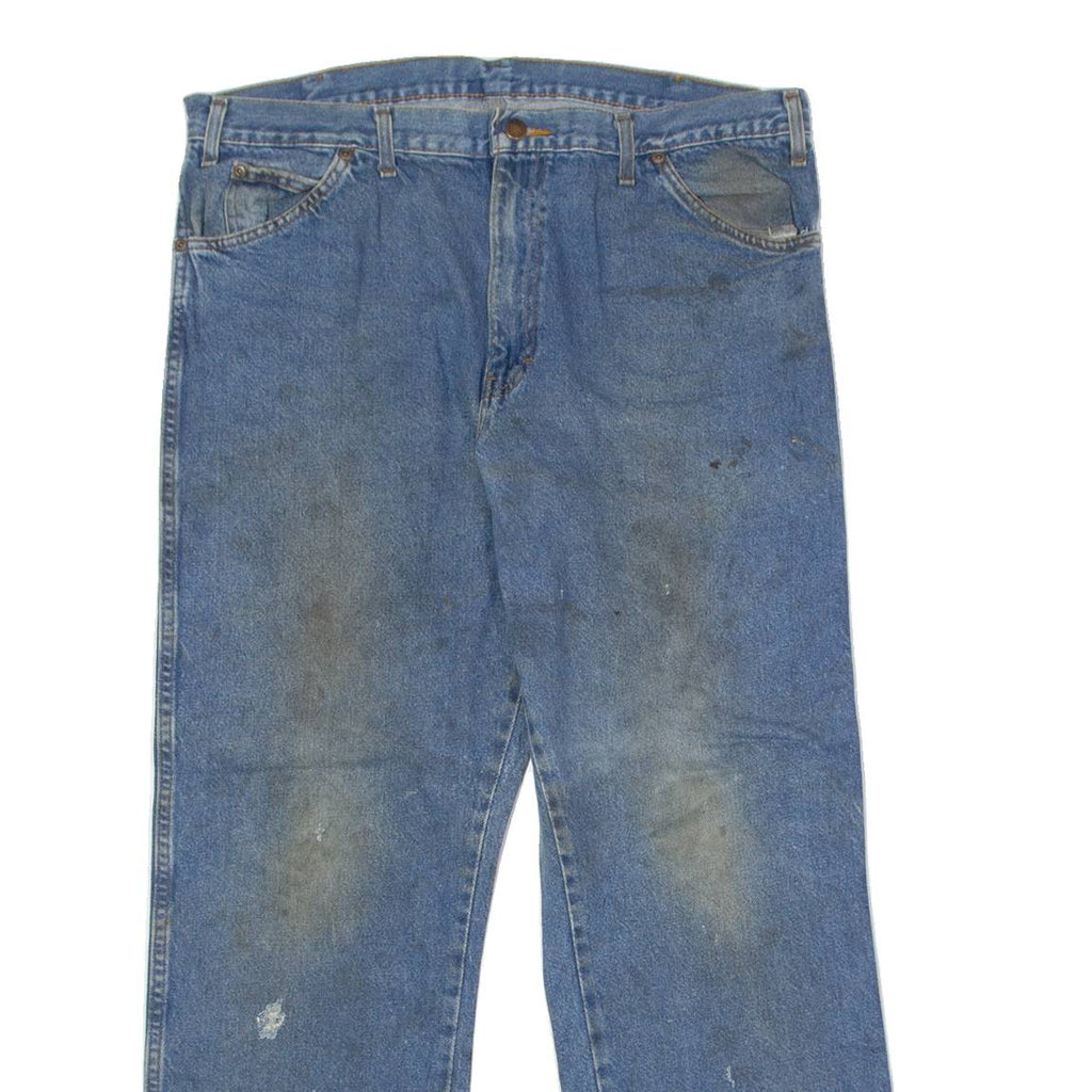 DICKIES Mens Jeans Blue Regular Straight W38 L30