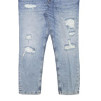 ONLY AND SONS Mens Slim Blue Denim Rinse W34 L25 Distressed Jeans