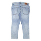 ONLY AND SONS Mens Slim Blue Denim Rinse W34 L25 Distressed Jeans