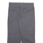 DICKIES Mens Trousers Grey Regular Straight W36 L29