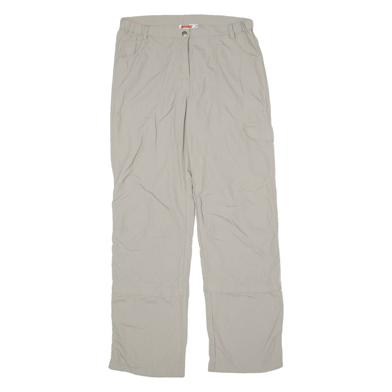 BIG BEAR Outdoor 2 in 1 Womens Trousers Grey Regular Straight 90s W30 L29