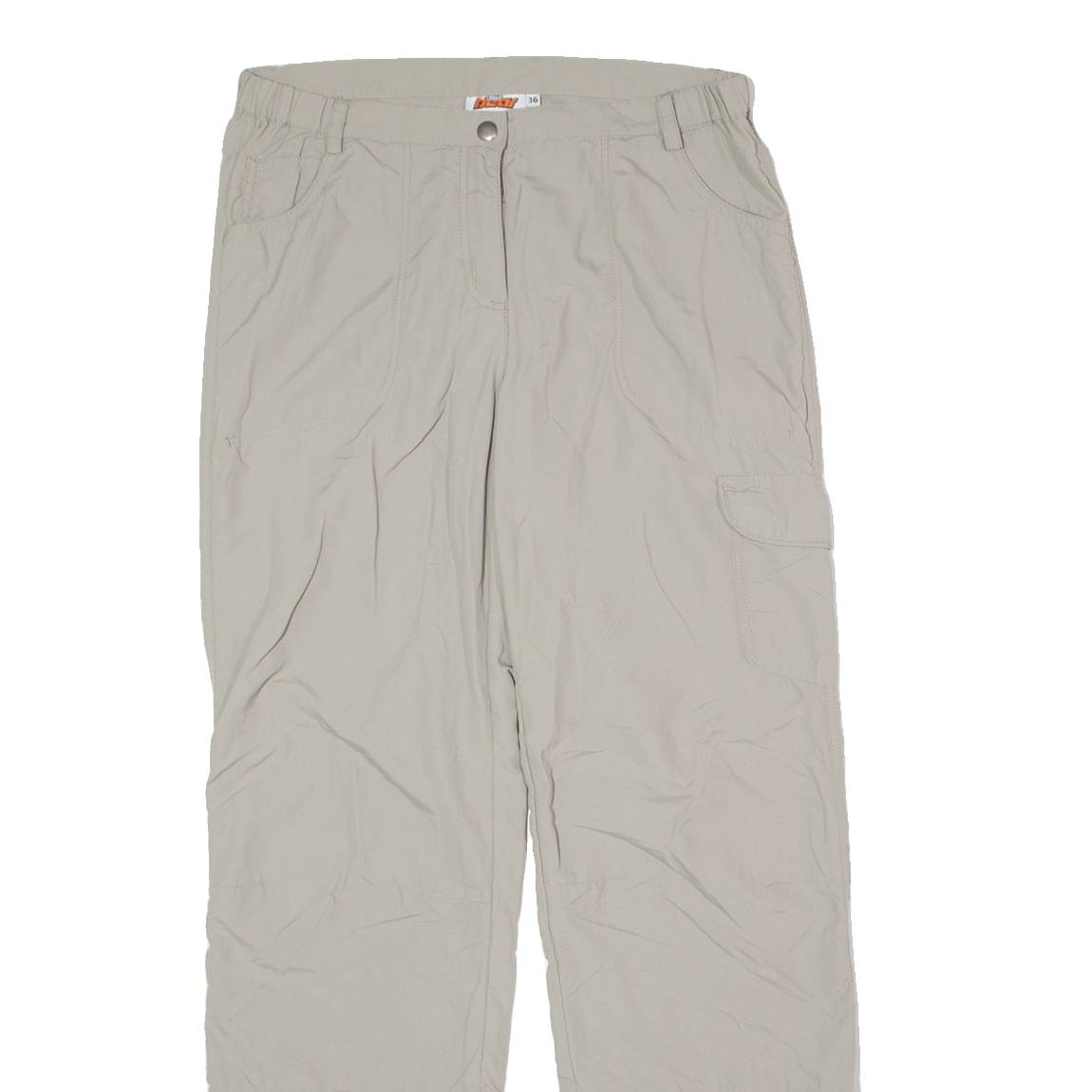 BIG BEAR Outdoor 2 in 1 Womens Trousers Grey Regular Straight 90s W30 L29
