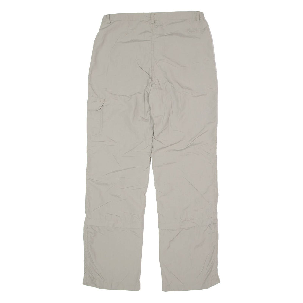 BIG BEAR Outdoor 2 in 1 Womens Trousers Grey Regular Straight 90s W30 L29