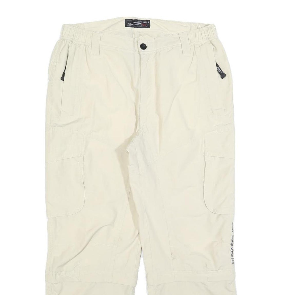 JAMES & NICHOLSON Womens Polyester Blend Regular Beige Trousers W32 L28 Outdoor