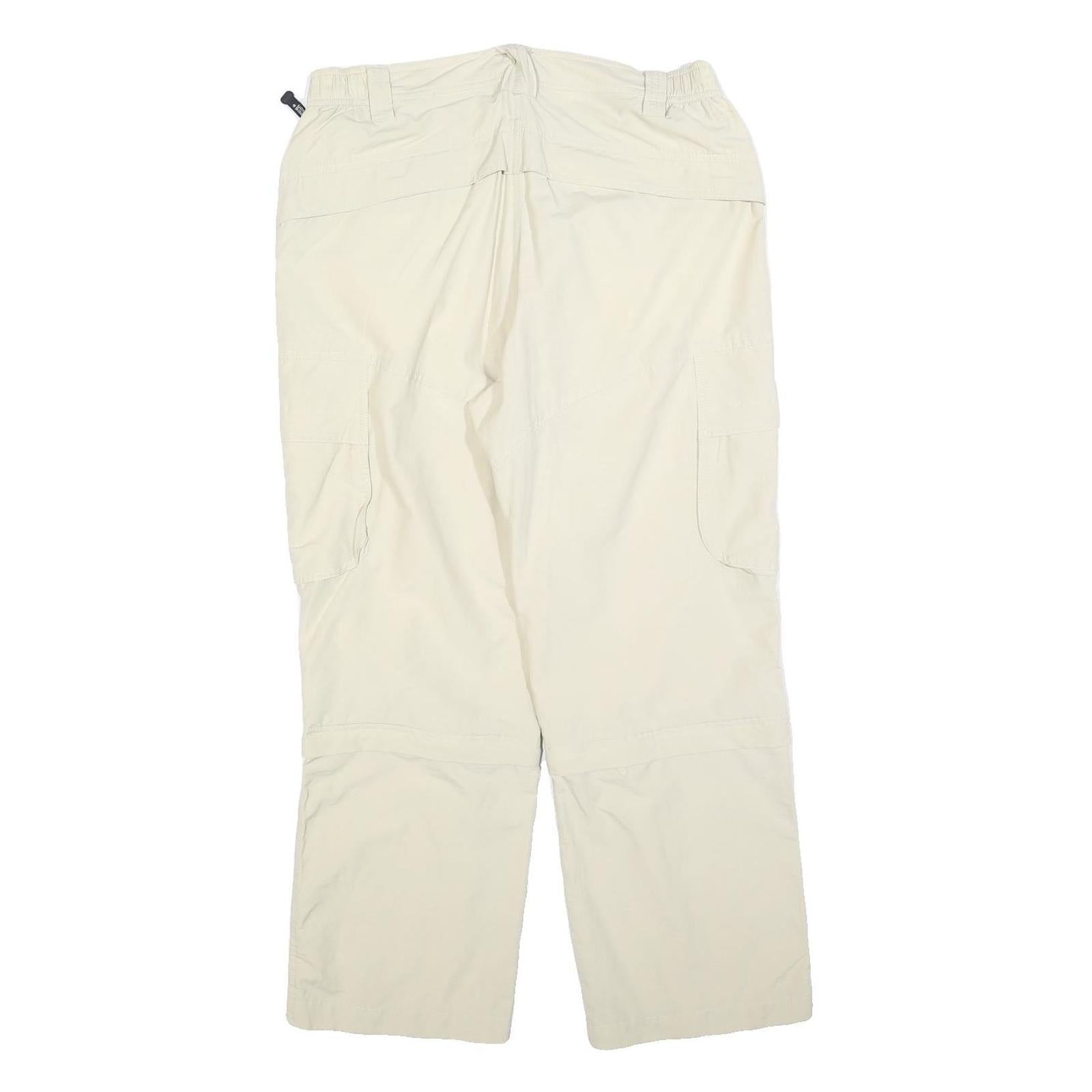 JAMES & NICHOLSON Womens Polyester Blend Regular Beige Trousers W32 L28 Outdoor