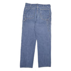 DICKIES Mens Regular Fit Blue Denim Jeans W34 L31 Workwear Straight Leg Zip