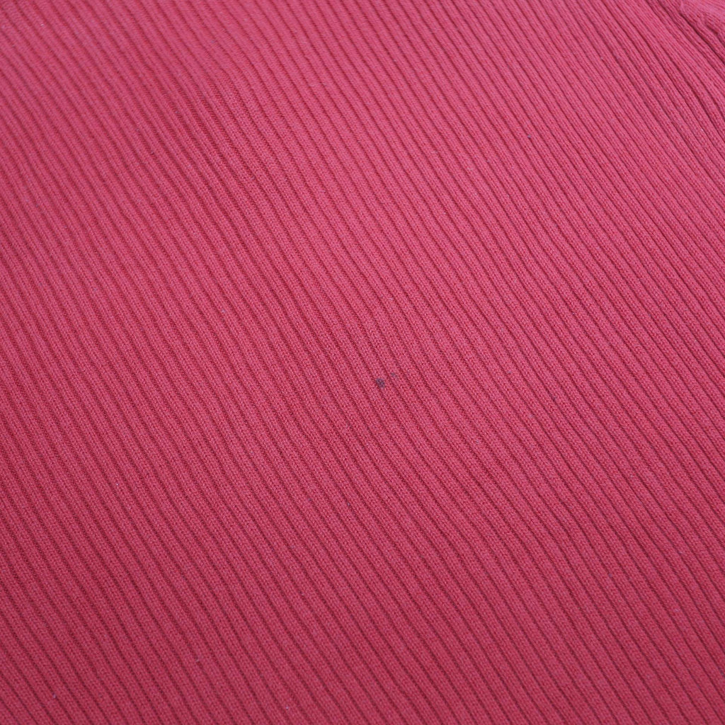 TOMMY HILFIGER Mens Red Cotton Plain Pullover Jumper Crew Neck XL Zip Fashion