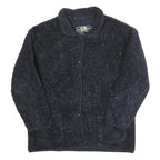 ANDY JOHNS Womens Navy Blue Flecked Button Wool Blend Jacket M Coat Classic