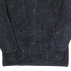 ANDY JOHNS Womens Navy Blue Flecked Button Wool Blend Jacket M Coat Classic