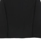 LACOSTE Mens Black Zip Jacket M Woven Plain Logo Crocodile Lightweight Casual
