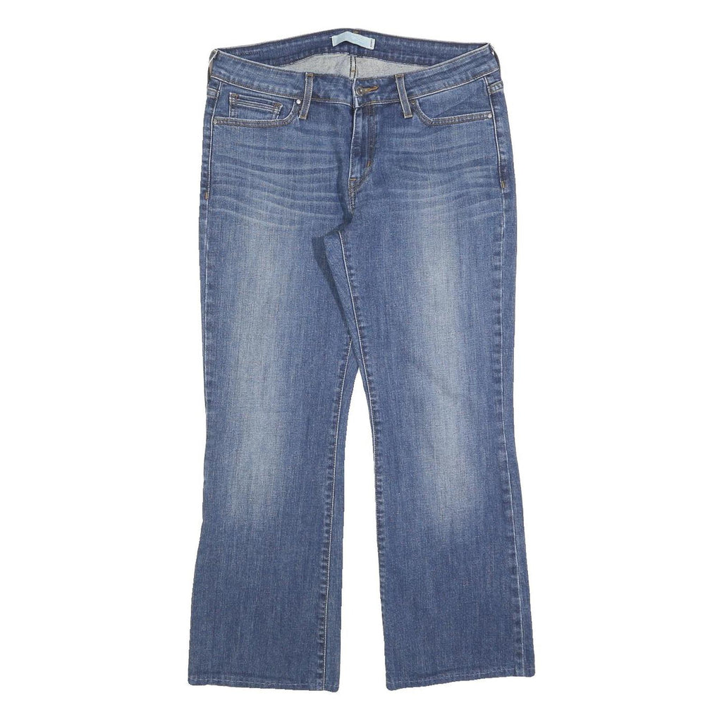 LEVI'S Womens 545 Regular Fit Bootcut Denim Jeans Blue Cotton Blend W32 L27