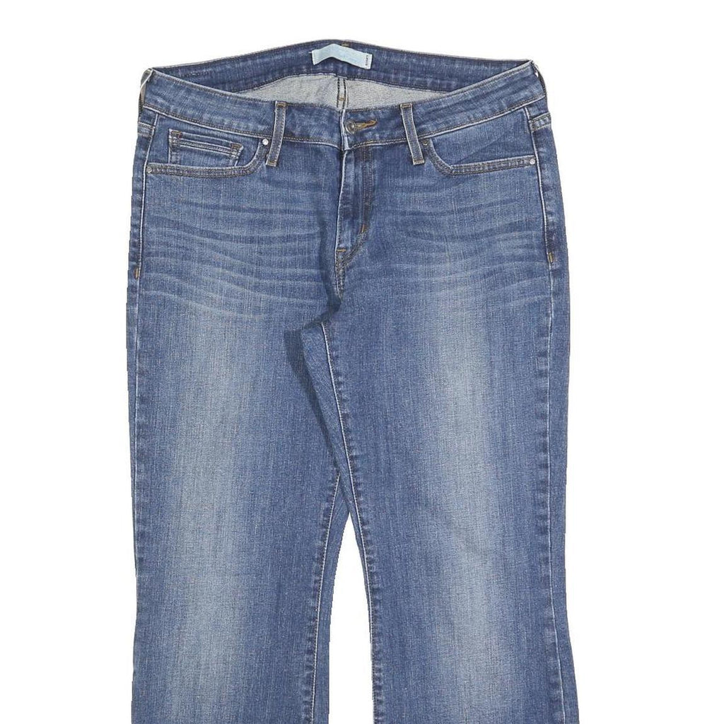 LEVI'S Womens 545 Regular Fit Bootcut Denim Jeans Blue Cotton Blend W32 L27
