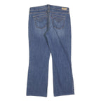 LEVI'S Womens 545 Regular Fit Bootcut Denim Jeans Blue Cotton Blend W32 L27