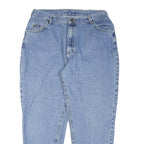 LEE Womens Regular Fit Denim Blue Jeans W34 L28 Classic Zip Closure
