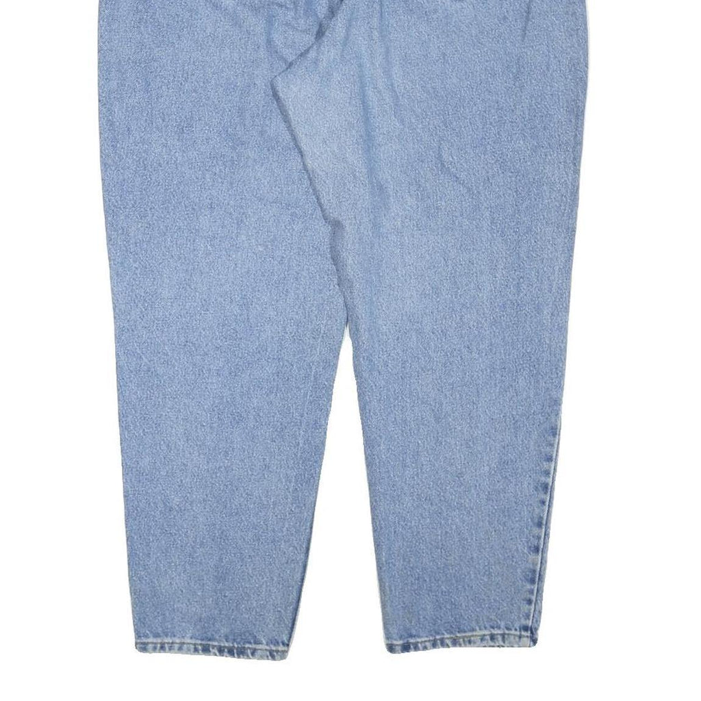 LEE Womens Regular Fit Denim Blue Jeans W34 L28 Classic Zip Closure