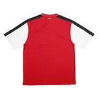 REEBOK Mens Red & White San Francisco 49ers Graphic T-Shirt S Short Sleeve Crew