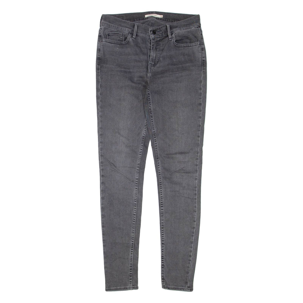 LEVI'S 710 Womens Jeans Grey Regular Skinny W28 L30