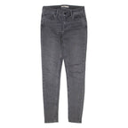 LEVI'S 710 Womens Jeans Grey Regular Skinny W28 L30