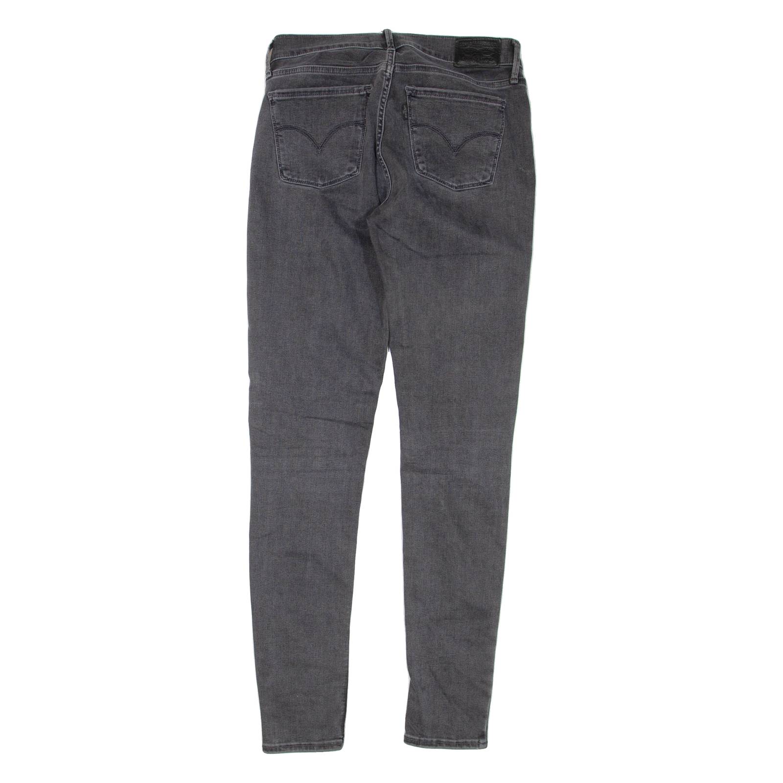 LEVI'S 710 Womens Jeans Grey Regular Skinny W28 L30