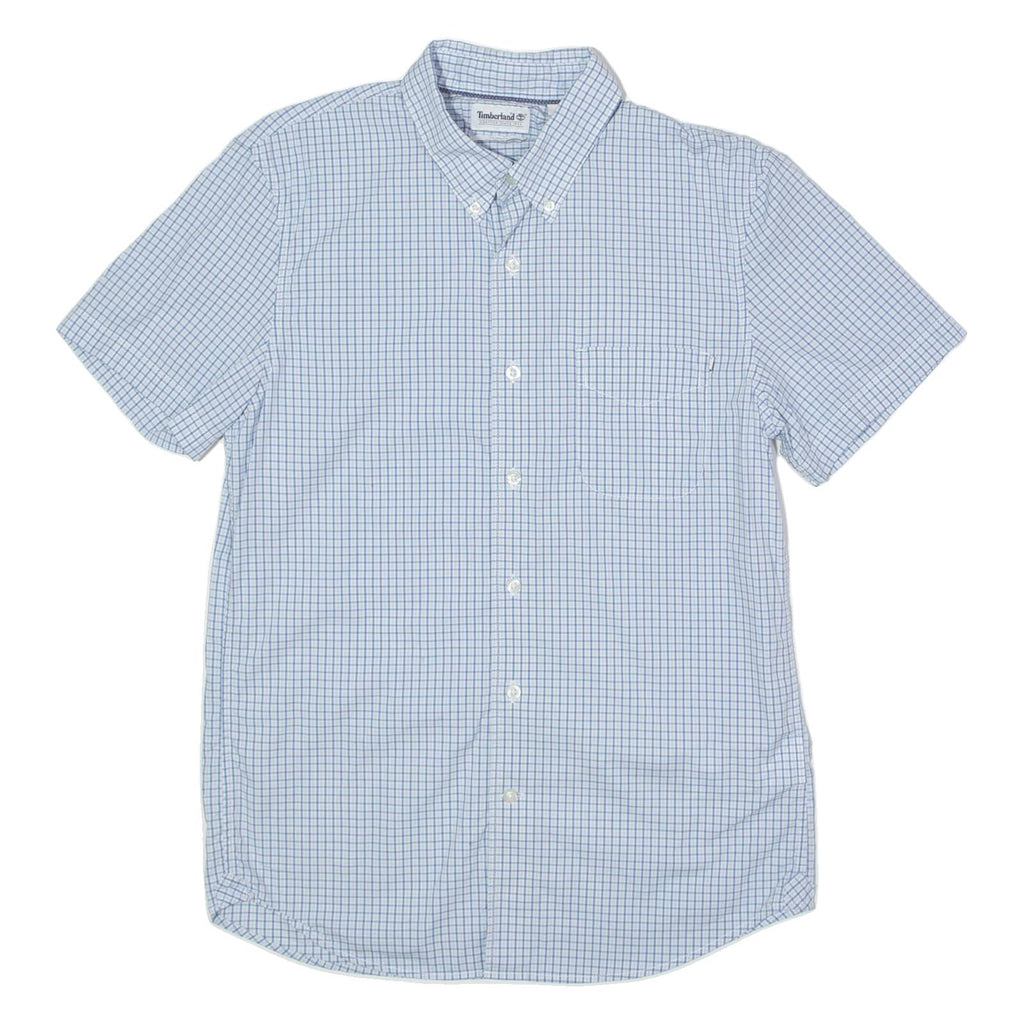TIMBERLAND Slim Fit Mens Shirt Blue Check S