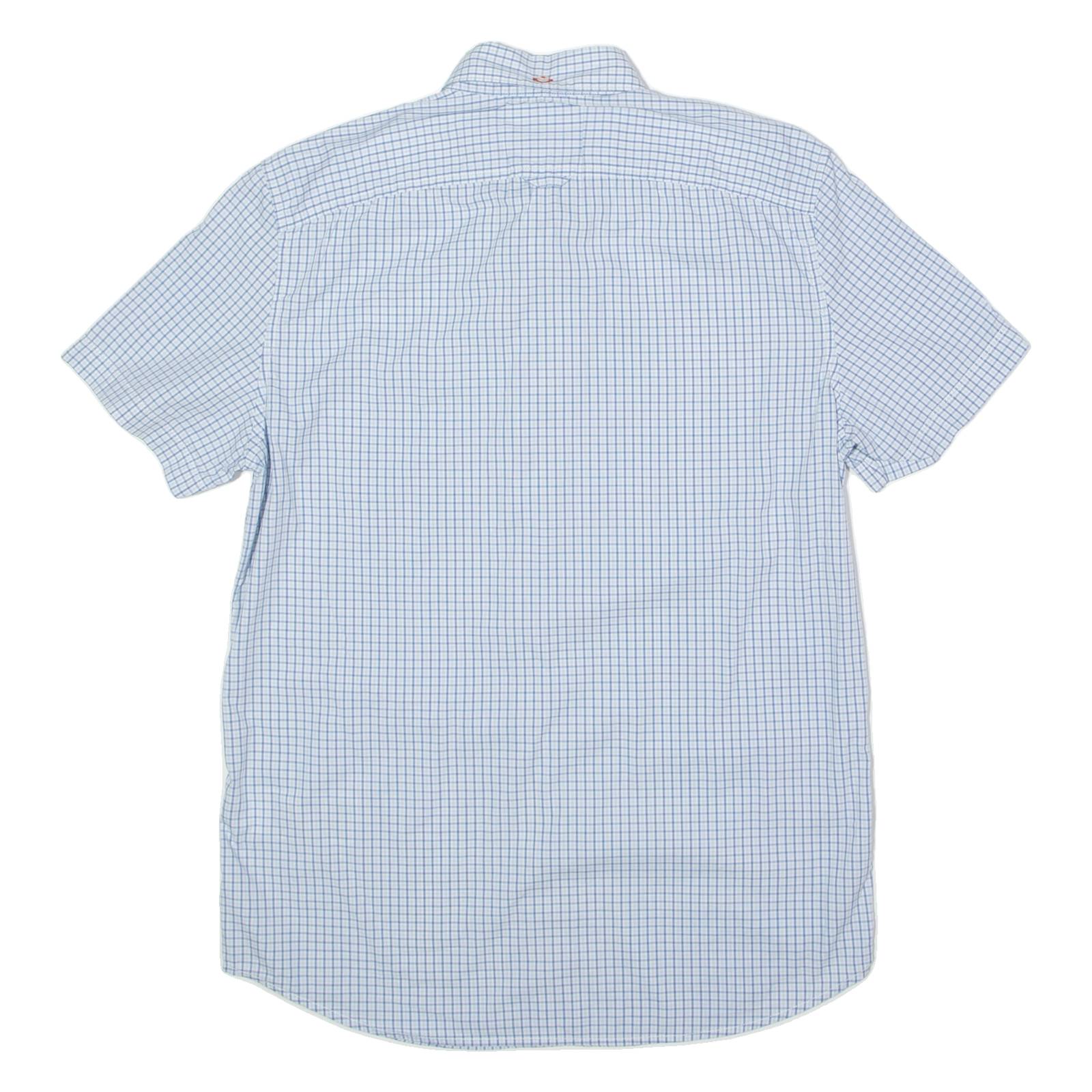 TIMBERLAND Slim Fit Mens Shirt Blue Check S