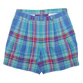 NAUTICA Mens Shorts Blue Green Red Plaid M W32 Classic Cotton Summer