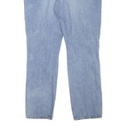 LEVI'S 511 Mens Slim Light Blue Denim Jeans W35 L30 Distressed Cotton Blend Zip