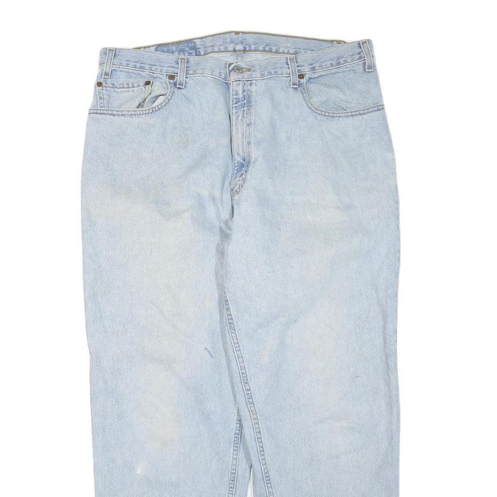 LEVI'S 560 Mens Jeans Blue Regular Loose Denim Light W38 L30 Cotton Blend Zip