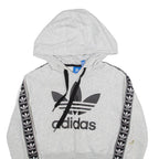 ADIDAS Cropped Womens Grey Hoodie S