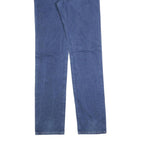 WRANGLER Mens Regular Blue Jeans Denim Medium W35 L38 Classic Cotton Blend Zip