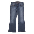 TOMMY HILFIGER Womens Jeans Blue Regular Flared Denim Medium W34 L34 Classic