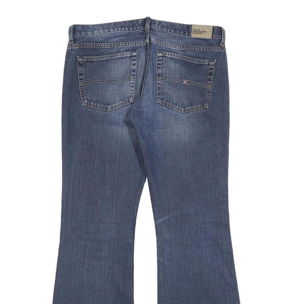 TOMMY HILFIGER Womens Jeans Blue Regular Flared Denim Medium W34 L34 Classic