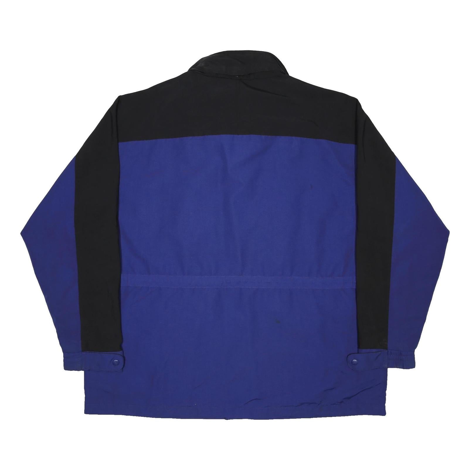 CARHARTT Mens Blue & Black Zip Jacket XL Synthetic Workwear Durable