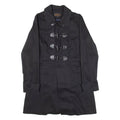 BEN SHERMAN Womens Overcoat Coat Black M