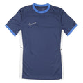 NIKE Mens Blue & White Graphic T-Shirt S Short Sleeve Crew Neck Sports Gym