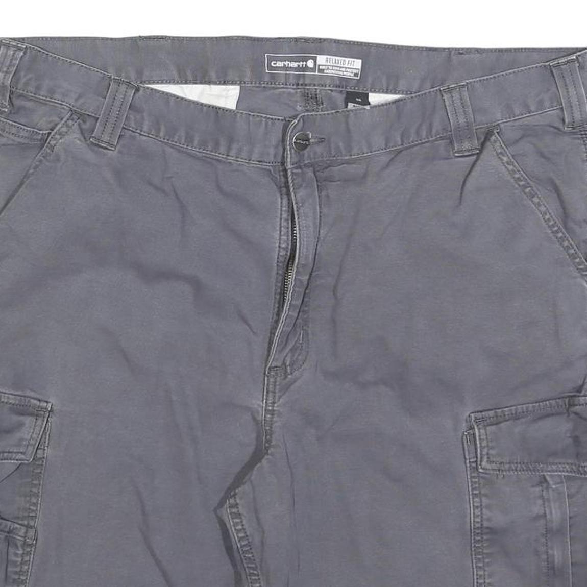 CARHARTT Mens Shorts Grey Cargo XL W40 Relaxed Fit Durable Workwear
